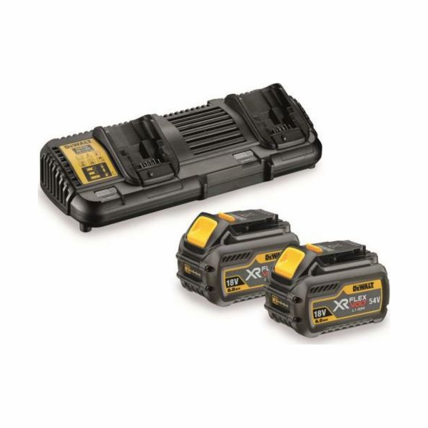 Dewalt DEWALT NABÍJEČKA DCB132 PRO DVĚ BATERIE + 2 x BATE...