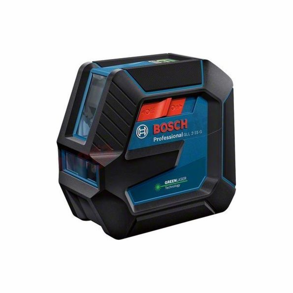 Čárový laser Bosch GLL 2-15 G Professional, s držákem, kř...