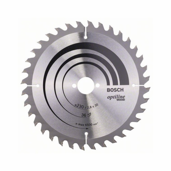 Pilový kotouč Bosch Optiline Wood, O 230mm, 36T