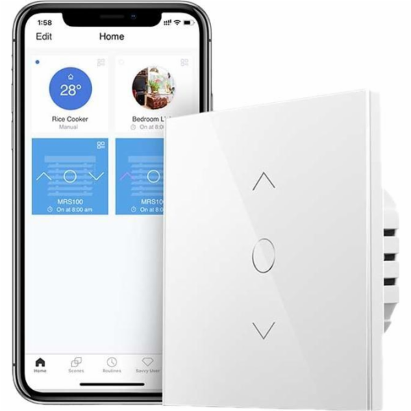 Meross Smart Wi-Fi časovač roliet Neutral Wire Required 