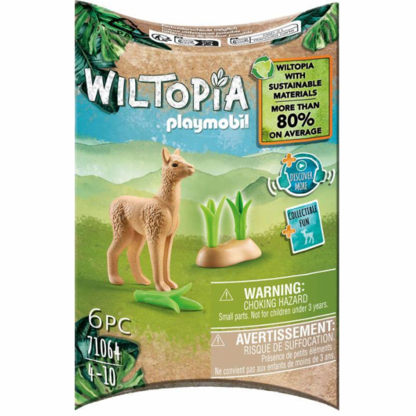 71064 Wiltopia Junges Alpaka, Konstruktionsspielzeug
