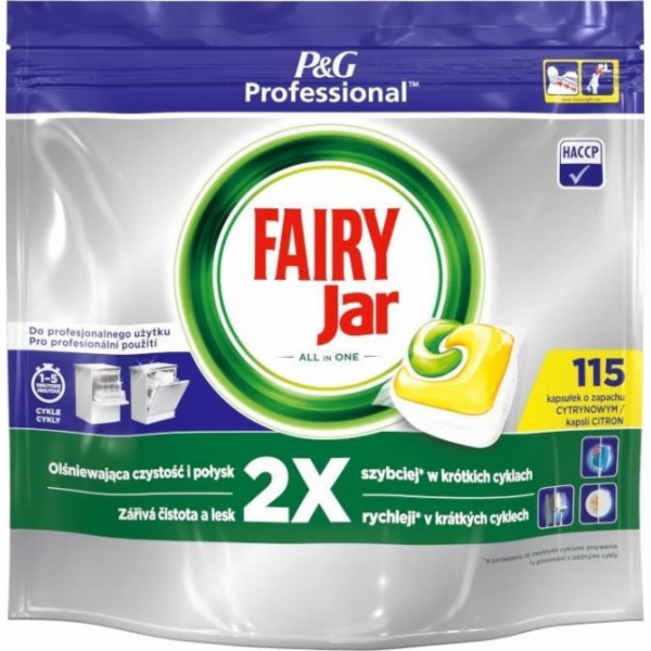 Kapsle do myčky JAR 115 ks Profesional ALL in one 1,85 kg