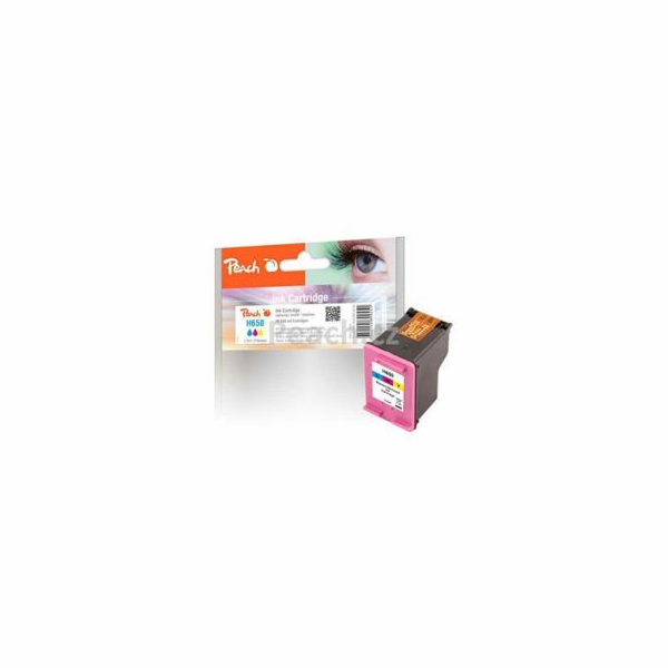 PEACH kompatibilní cartridge HP CZ101AE, No.650, černá, 1...