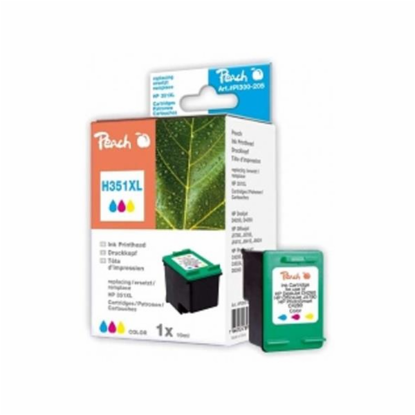 PEACH kompatibilní cartridge HP CB338E No.351, Color, 21 ml