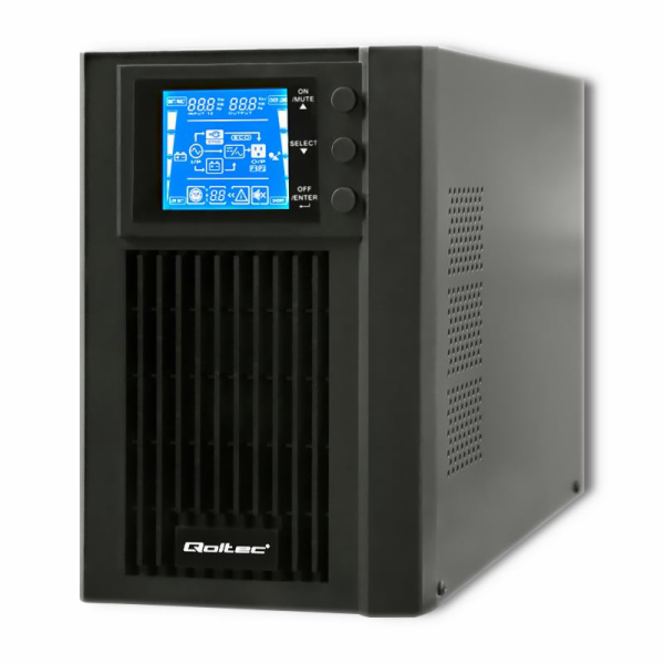 QOLTEC 53042 Qoltec Nepřerušitelný zdroj napájení On-line...