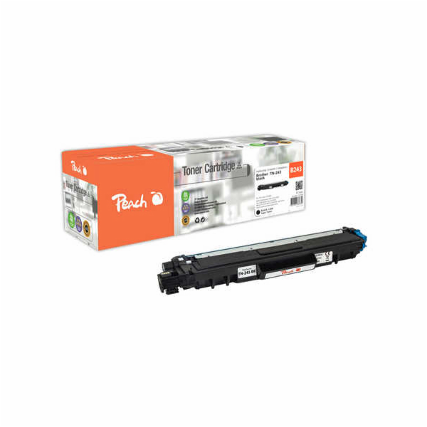 PEACH kompatibilní cartridge Brother DCPL-3500 TN-243 čer...