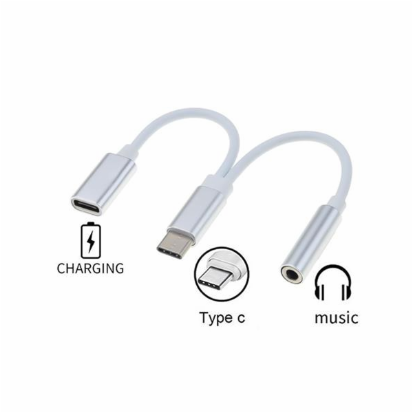 PremiumCord Převodník USB-C na audio konektor jack 3,5mm ...