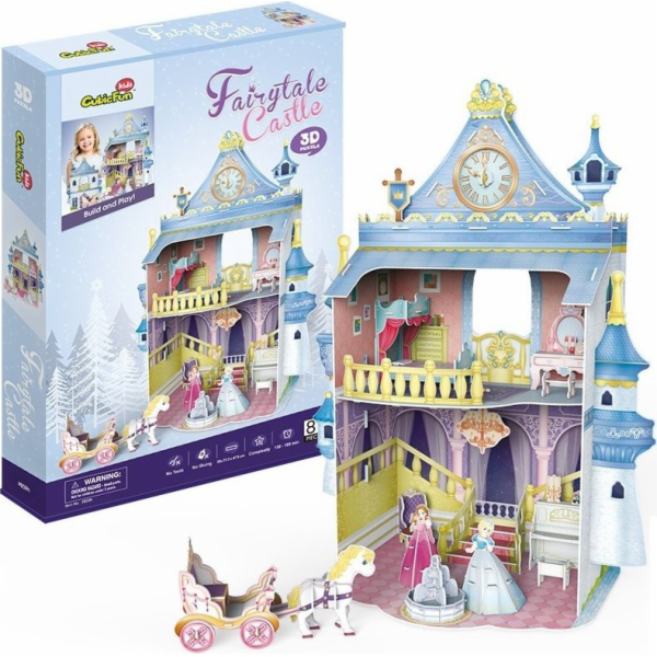 3D puzzle domeček pro panenky Pohádkové obsazení