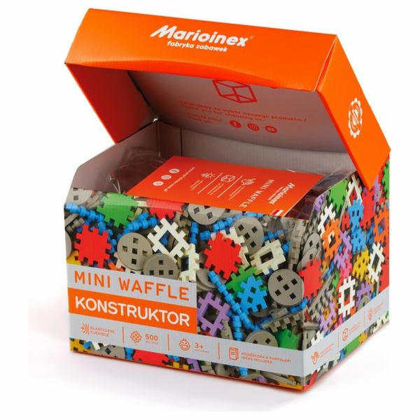 Klocki konstrukcyjne Mini Wafle Konstruktor 500