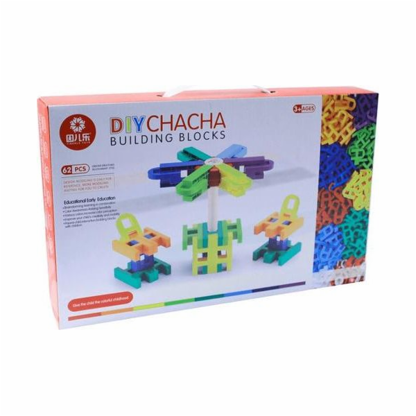 Žebříkové bloky 62 kusů v krabici