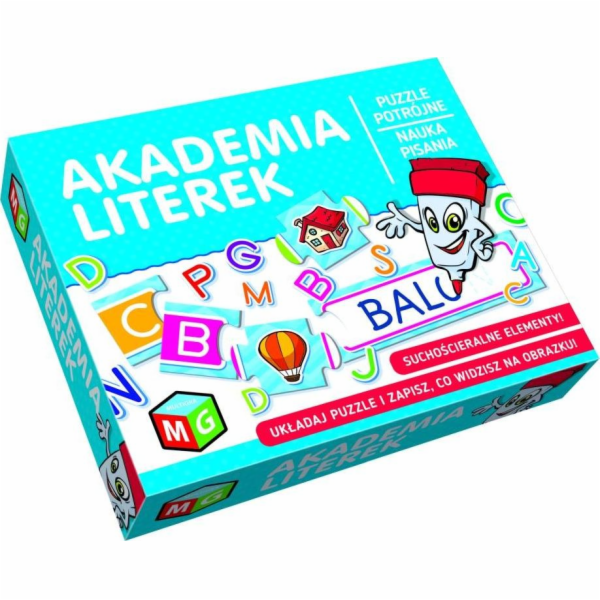 Vzdělávací sada Puzzle akademie písmen