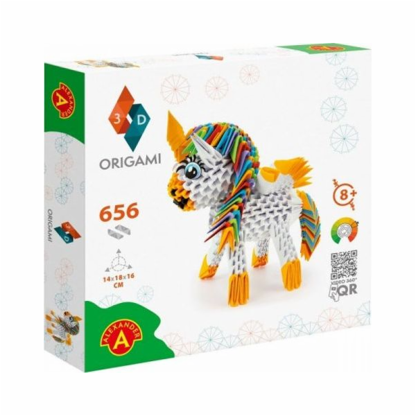 Origami 3D - Jednorožec
