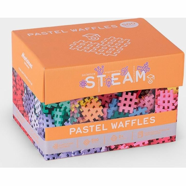 Marioinex Waffle mini pastel 500 kusů Stavební cihličky