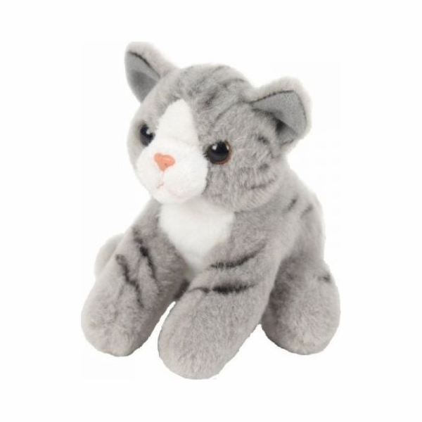 Beppe Maskot Kočka sedící šedá 13 cm