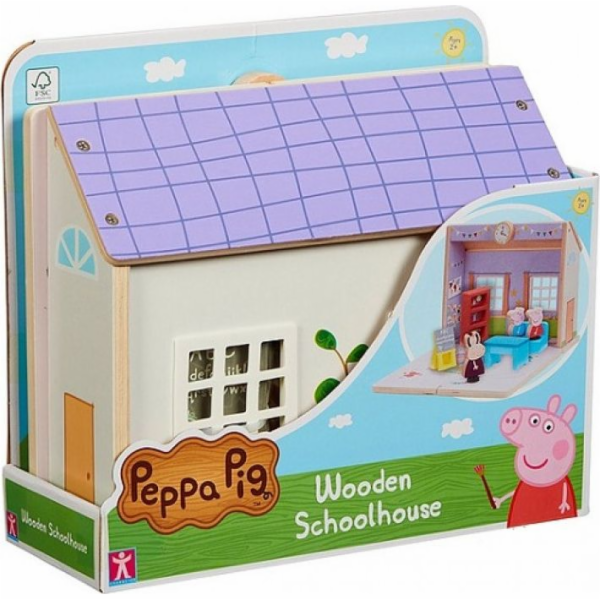 Tm Toys Sada figurek Peppa Pig Dřevěná škola