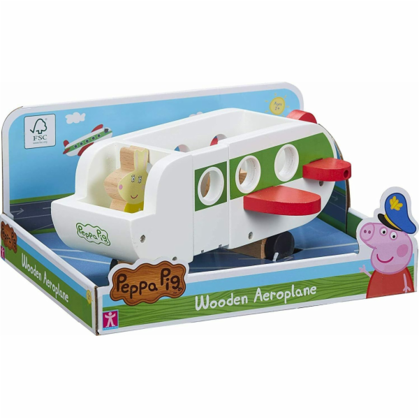 Sada s figurkou prasátka Peppa Dřevěné letadlo