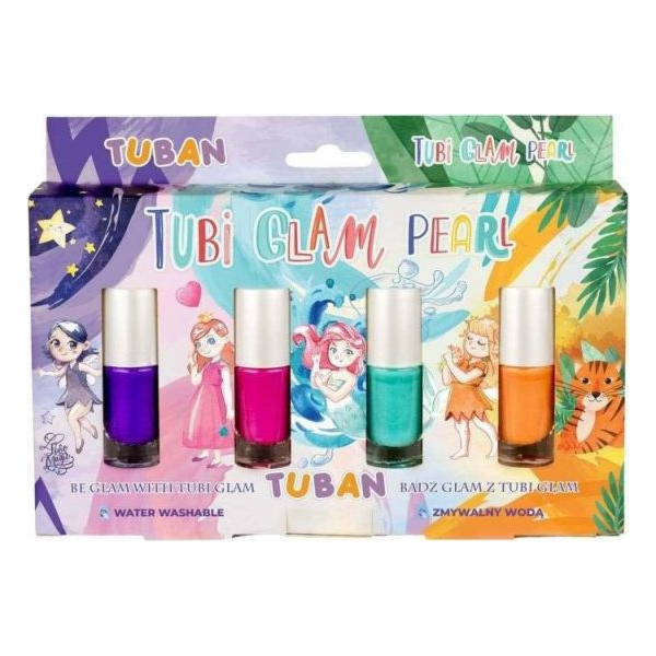 TUBAN Tubi Glam Lak Sada 4ks - perleť