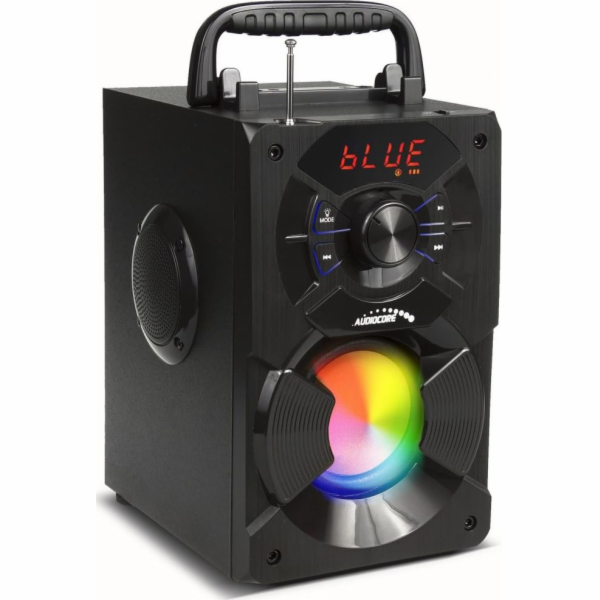 Přenosný Audiocore AC730 rádio SD MMC aux in USB osvětlen...