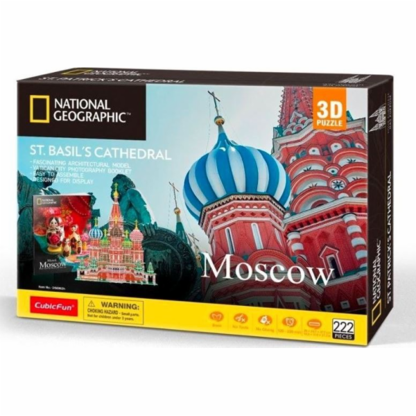 3D puzzle National Geographic Katedrála sv. Basil 222 pol...