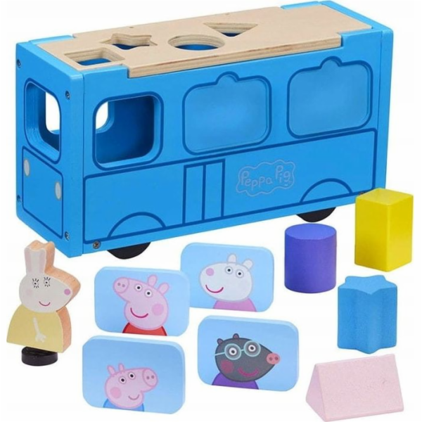 Tm Toys figurka Sada s figurkou Peppa Pig Dřevěný třídič ...