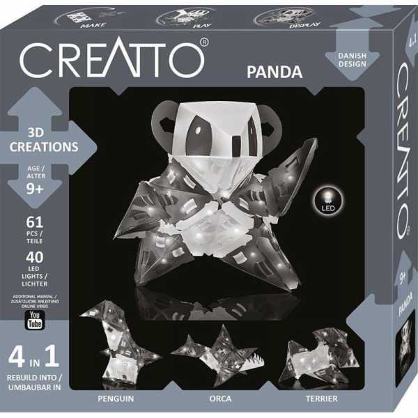 Kreativní sady Piatnik - Creatto Luminous Panda
