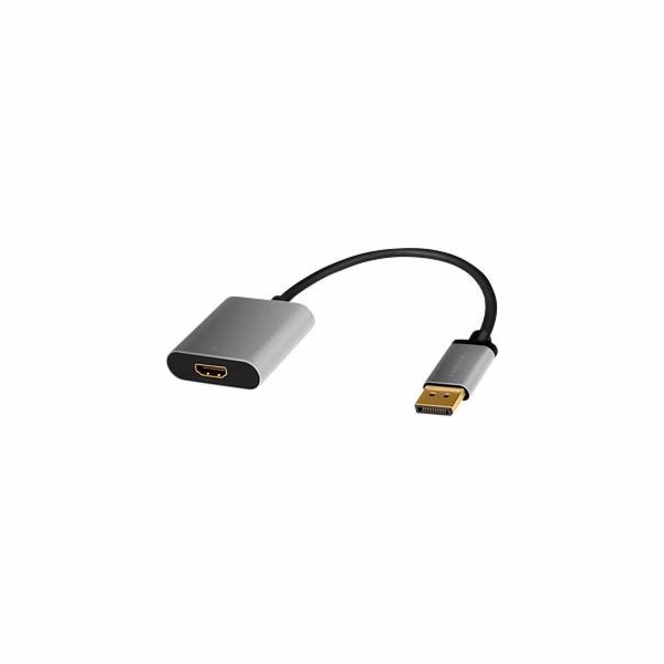 Adaptér DP na HDMI 4K 60Hz, hliník 0,15m