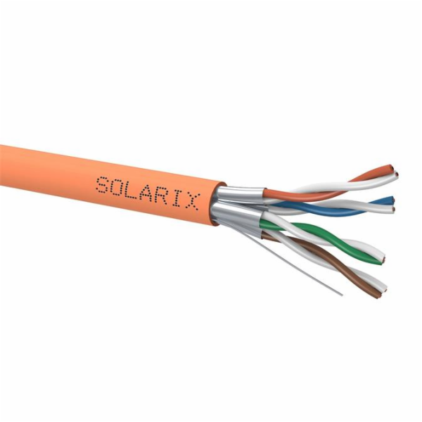 Kabel Solarix SXKD-6A-STP-LSOH-B2ca STP kabel Cat 6A drát...