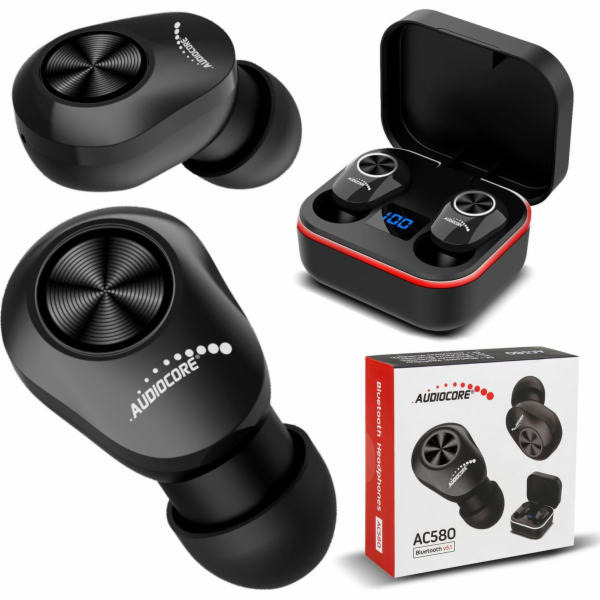Sluchátka Audiocore Sluchátka do uší Audiocore 5.1 TWS BT...