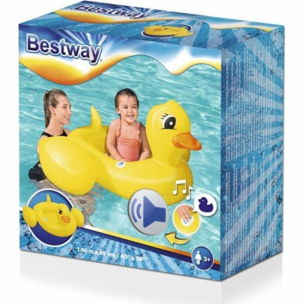 Bestway BESTWAY Kachní člun na plavání se zvukem 1,02mx 99cm