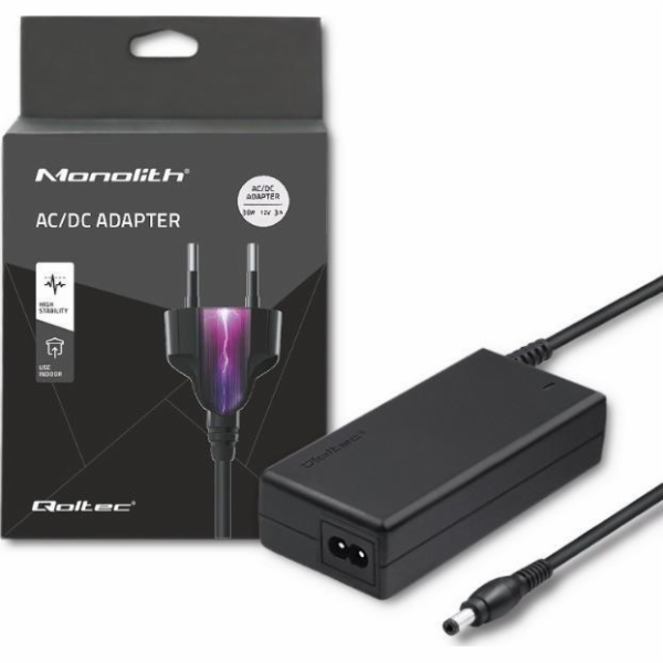 Zdroj notebooku Qoltec Qoltec Stolní zdroj 36W | 12V | 3A...