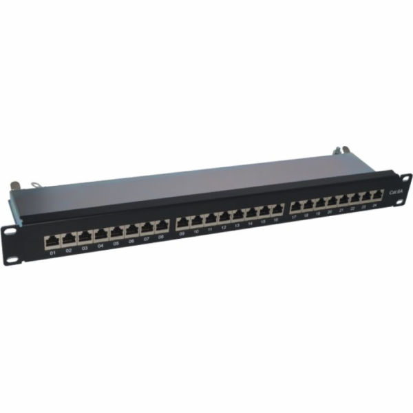A-LAN Patch panel 19 1U STP cat.6A 24 portů LSA (PK040)