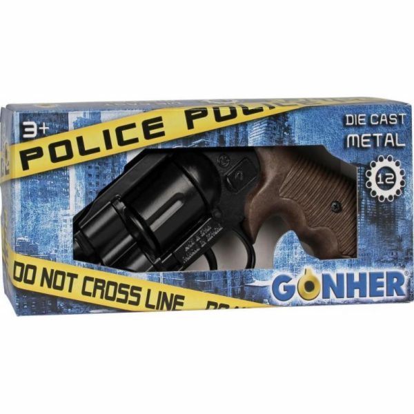 Gonher Gonher 38/6 Kovový policejní revolver na 12 nábojů