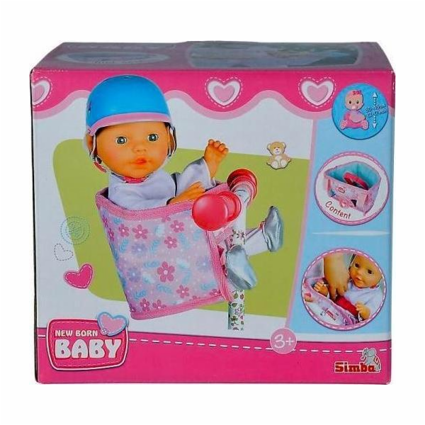 Fotelik rowerowy dla lalek New Born Baby