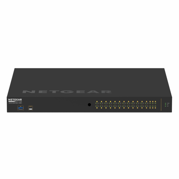 Netgear AV Line M4250-26G4XF-PoE++, přepínač