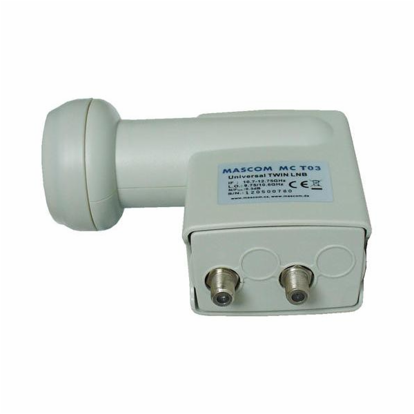 Konvertor LNB MASCOM MC-T02HD TWIN universal
