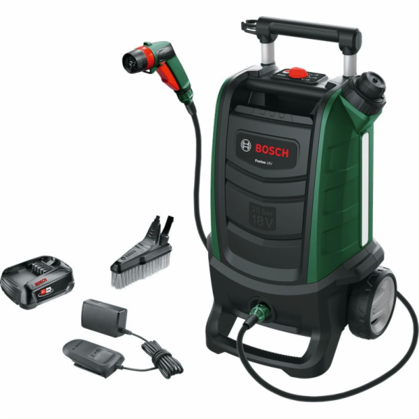 BOSCH Fontus 18V, akumulátorový venkovní čistič, 18 V, 20...