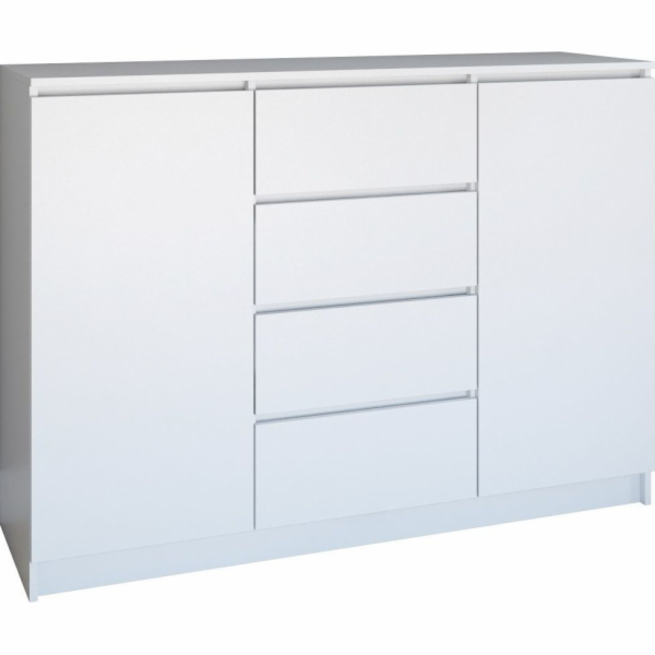Topeshop 2D4S bílá komoda