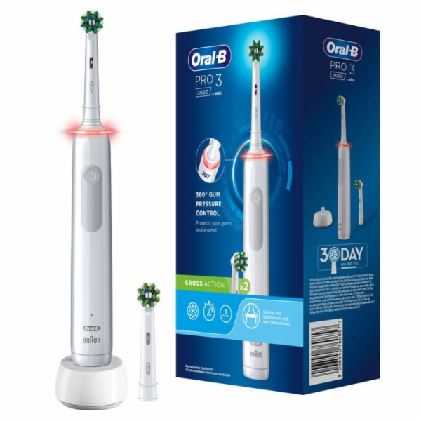 Braun Oral-B Pro 3 3000 CrossAction, elektrický zubní kar...