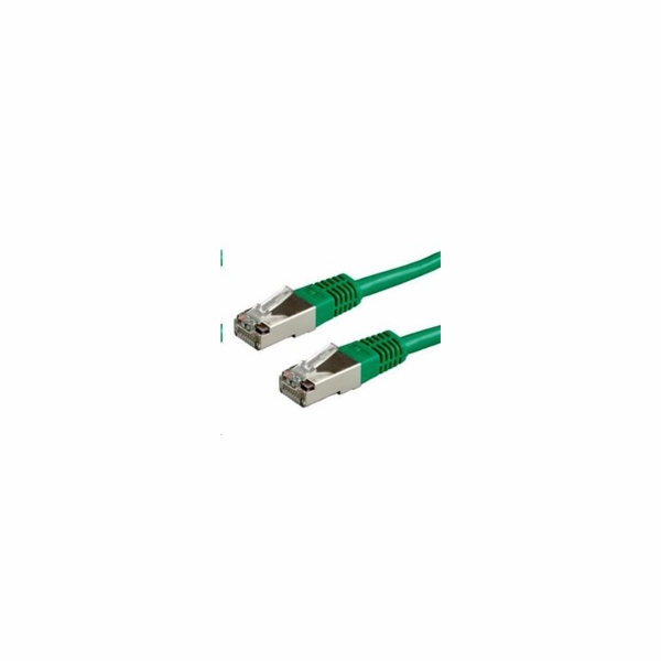 XtendLan PK_6ASFTP005green Cat 6A, SFTP 0,5m, zelený Xten...