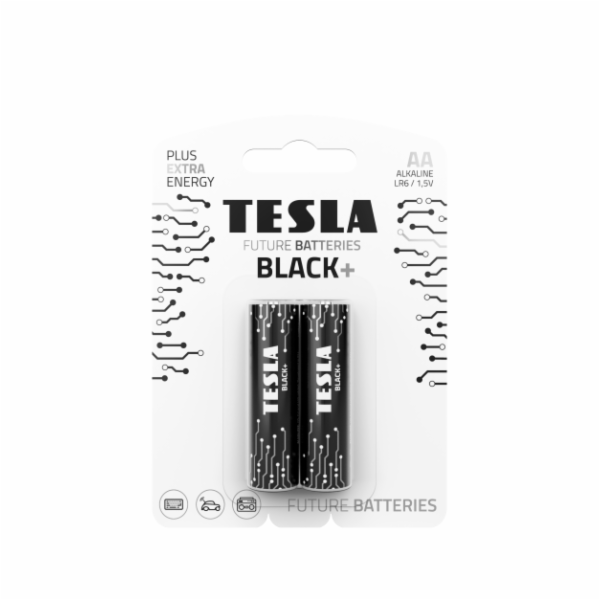 Tesla AA BLACK+ alkalická, 2 ks