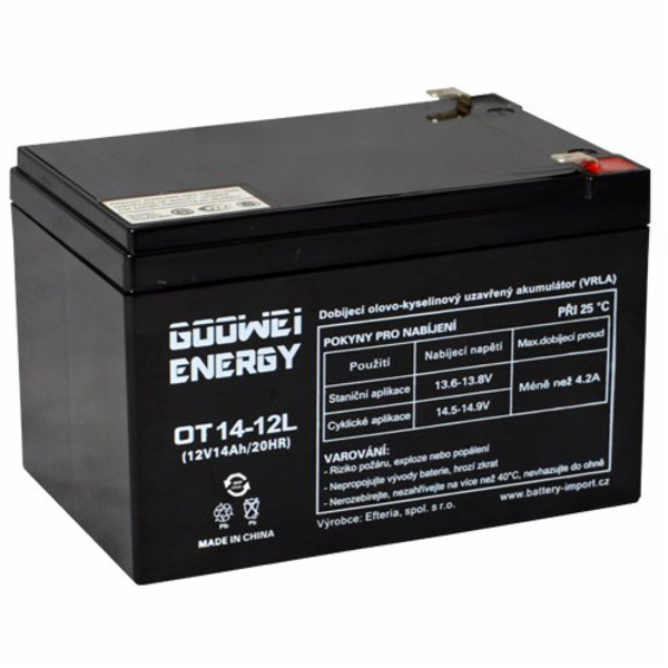 Goowei Energy OTL14-12 14Ah12V Pb záložní akumulátor VRLA...