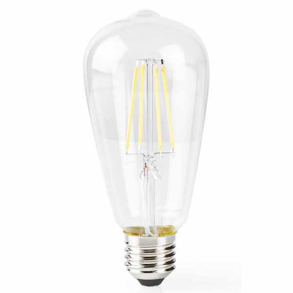 NEDIS Wi-Fi chytrá LED žárovka s vláknem/ E27/ ST64/ 5W/ ...