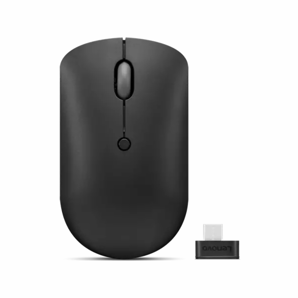 Lenovo myš CONS 400 Bezdrátová kompaktní USB-C (černá)