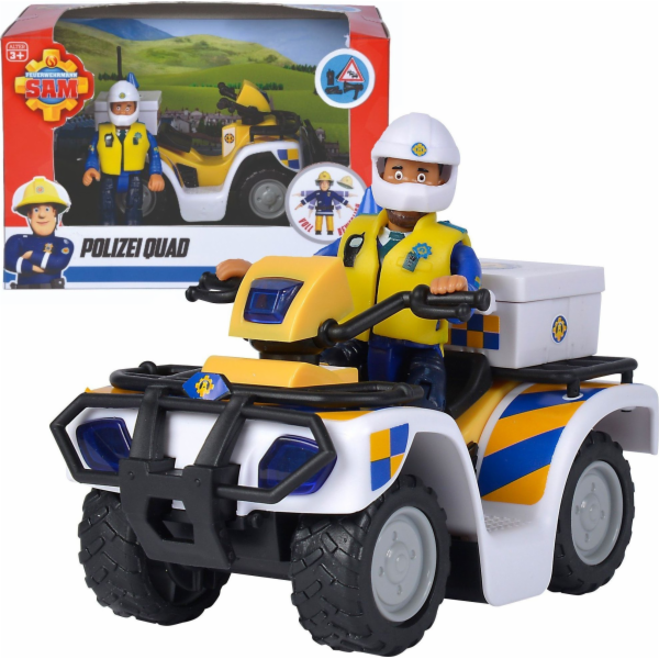 Simba Hasič Sam Police Quad s figurkou