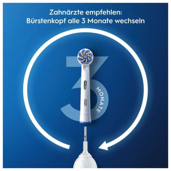 Oral-B Pro 3 3000 citlivá čistá modrá modrá