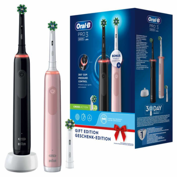 Oral-B Pro 3 3900 Duo Black & Pink