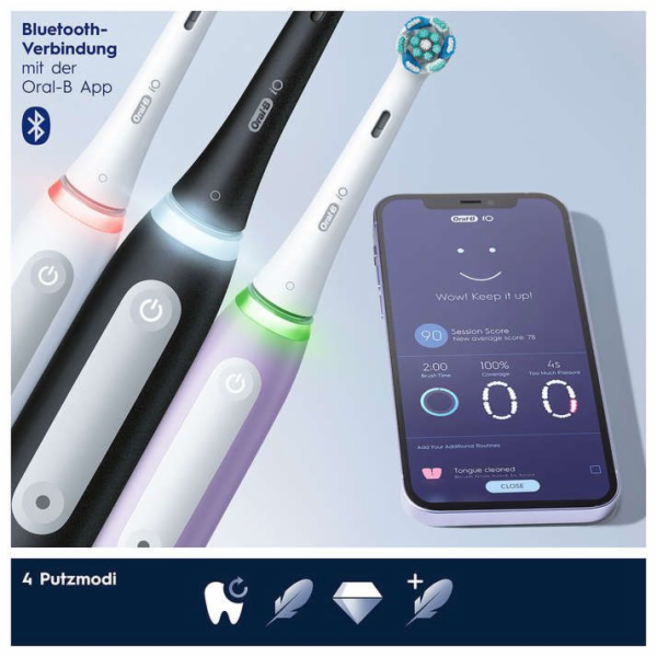 Oral-B iO Series 4 Matt Black černý