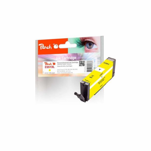 PEACH kompatibilní cartridge Canon CLI-551Y, yellow, 8,5 ml