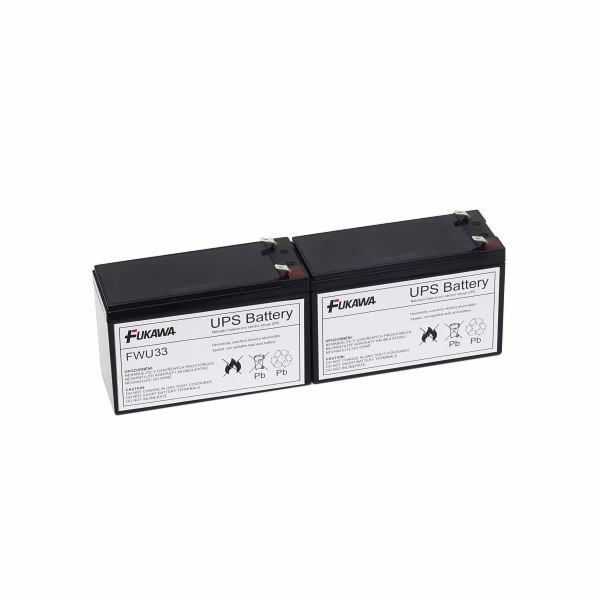 FUKAWA olověná baterie FWU33 do UPS APC/ výměnná sada za ...