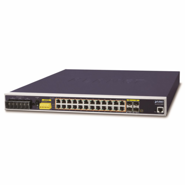 Planet IGS-6325-24P4S průmyslový L3 switch, 24x1Gb, 4x1Gb...